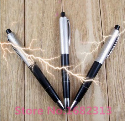 1 piezas Shock eléctrico pluma juguete de Gadget broma divertida truco novedad amigo mejor regalo envío gratis ► Foto 1/6