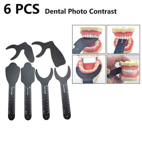 Kit de contraste Dental para fotos, tablero de fondo de imagen bucal, contraste Palatal, color negro ► Foto 1/5