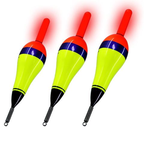 1pc #1,5 #2,0 #3,0 LED pesca Float luminosa electrónica pesca corcho boya brillante noche Flotador para pesca en roca ► Foto 1/6