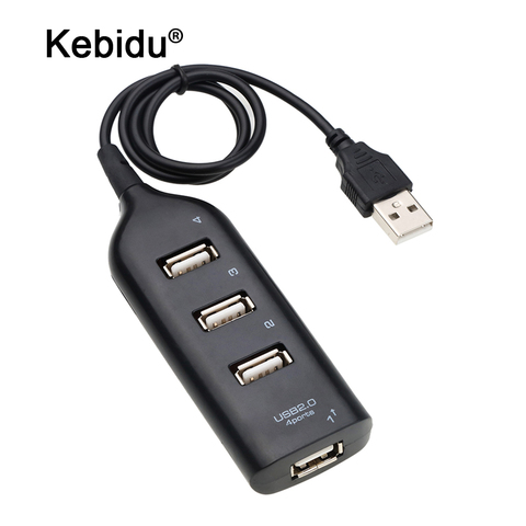 Adaptador de concentrador de alta velocidad Mini USB 2,0, divisor de 4 puertos para PC, portátil, Notebook, receptor, periféricos de ordenador, accesorios ► Foto 1/6