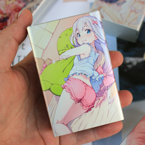 Animación productos accesorios de Anime regalo Giveway corredera de aleación de aluminio caja de cigarrillo caso hombre foto de foto personalizado ► Foto 1/6