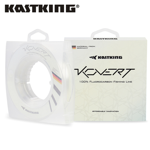 KastKing Kovert-línea de pesca de hundimiento de carbono, 100% de 46m, 183m, 4-50LB, 0,16-0,7mm, línea de fluorocarbono de guía completa resistente, Material alemán ► Foto 1/6