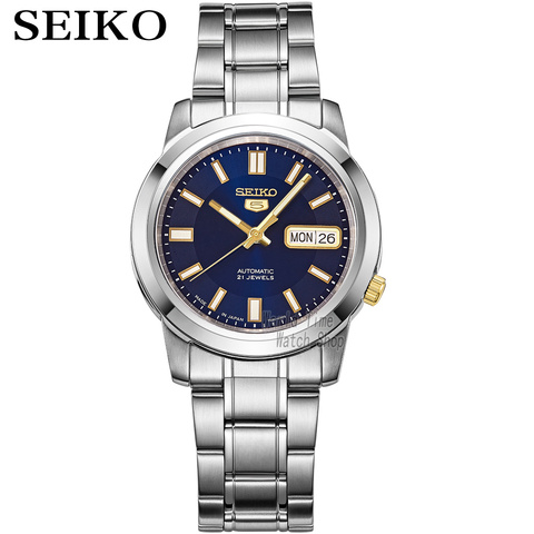 SEIKO reloj mecánico Automático Doble Calendario de negocios de moda reloj de los hombres de SNKK20K1 SNKK22K1 SNKK07K1 SNKK09K1 SNKK17K1 ► Foto 1/6