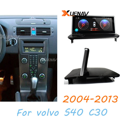 Android car dvd gps player Para Volvo S40 C30 2004, 2005, 2006, 2007, 2008, 2009, 2010, 2011, 2012, 2013 para volvo GPS para coche de navegación carplay ► Foto 1/6