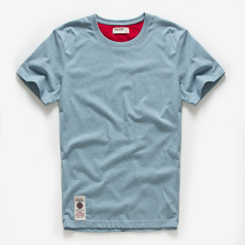 Novedosa camiseta de verano 2022 para hombre, camiseta lisa blanca de algodón para hombre, Camiseta básica informal de cuello redondo, camisetas clásicas de alta calidad para hombre ► Foto 1/6