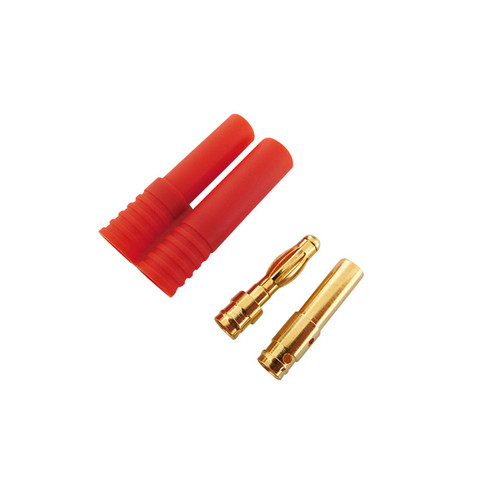 Juego de 10 enchufes de bala dorados de 4mm, conector Banana hxt4.0 mm, con carcasa, para batería Lipo, cargador ESC ► Foto 1/4