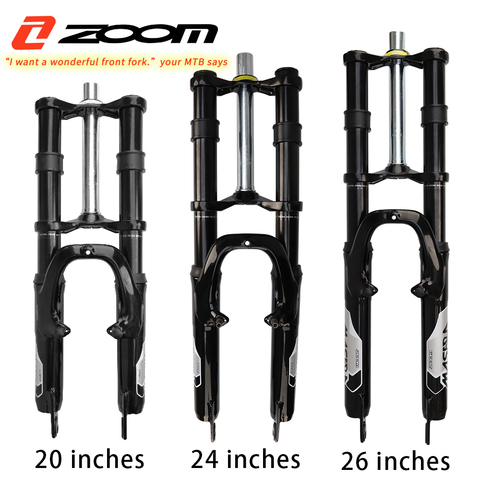 ZOOM-horquilla para bicicleta de montaña 620DH, suspensión delantera, aleación de aire, bloqueo de aceite y magnesio, horquilla recta de descenso ► Foto 1/6