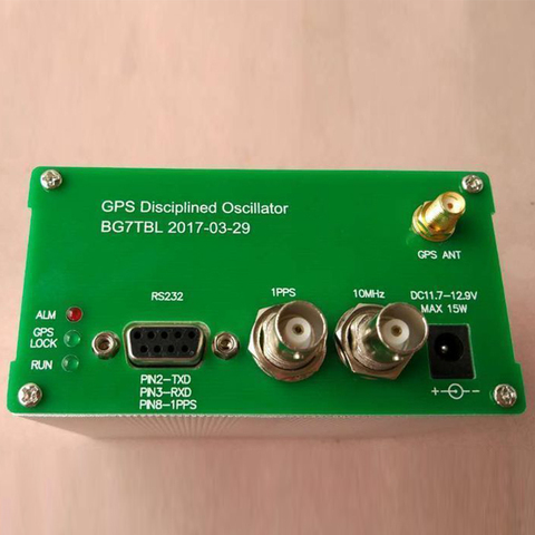 GPSDO-reloj con GPS, dispositivo con salida de 10M, onda sinusoidal, fuente de alimentación y antena, 10MHz, hecho por Bg7tbl ► Foto 1/4