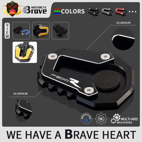 Pata de cabra para motocicleta, extensión de caballete, placa de soporte, accesorios para BMW F900R, F900XR, 2022, 2022, 2022 ► Foto 1/6