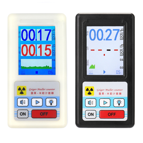 Detector de radiación Nuclear, pantalla de visualización a Color, contador Geiger, dosímetro Personal, detectores de mármol, Beta Gamma, probador de rayos X ► Foto 1/6