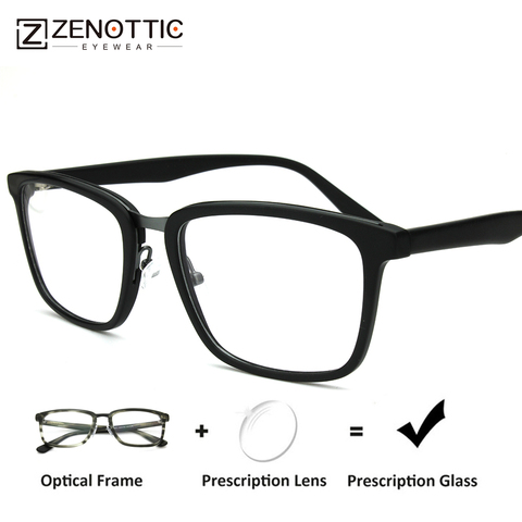 Acetato hombres gafas óptico moda transparente miopía progresiva lectura gafas hombre óptico BT2301 ► Foto 1/1