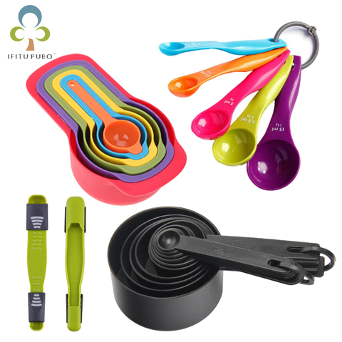 Cucharas de medir de cocina, cucharas de café, cucharada de azúcar, pastel, tazas medidoras de harina, utensilios de cocina GYH ► Foto 1/5