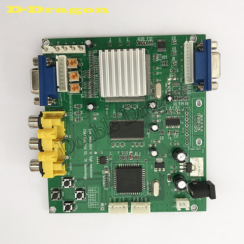 GBS-8200 convertidor de vídeo CGA/EGA/YUV/RGB a VGA Jamma Arcade juego Monitor LCD individual/doble salida ► Foto 1/2