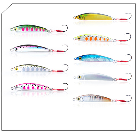 Señuelo de lápiz Mini de hundimiento lento, cebo de pesca duro, Crankbait, trucha, gancho único, 4cm, 3g, nuevo, 1 Uds. ► Foto 1/6