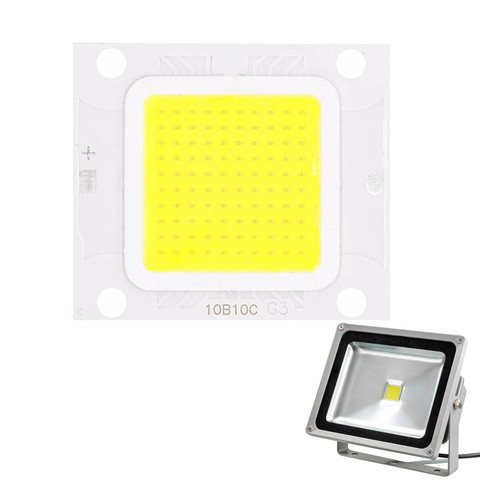 Chip LED COB de 100W, 70W, 50W, 30W, 20W y 10W, Bombilla de foco de reflector artesanal, diodo, fuente de lámpara de luz LED de techo, blanco ► Foto 1/6