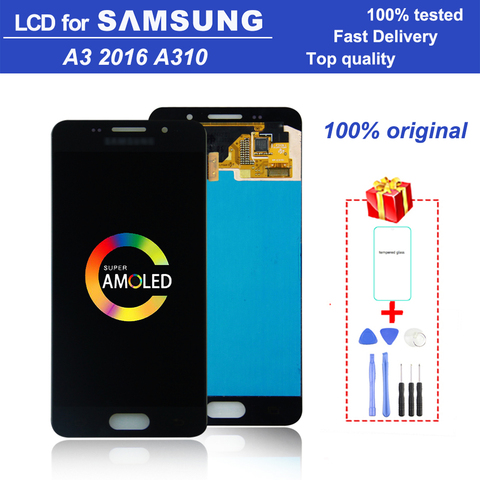 Pantalla táctil LCD Original para Samsung Galaxy A3, 4,7 