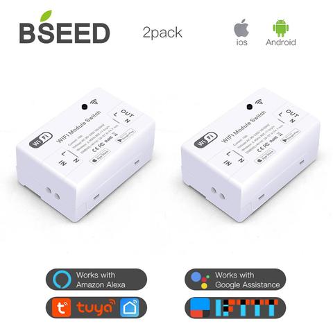 BSEED-Módulo de interruptor Wifi, Smart Life, Google Aleax, inalámbrico, Control por voz ► Foto 1/6