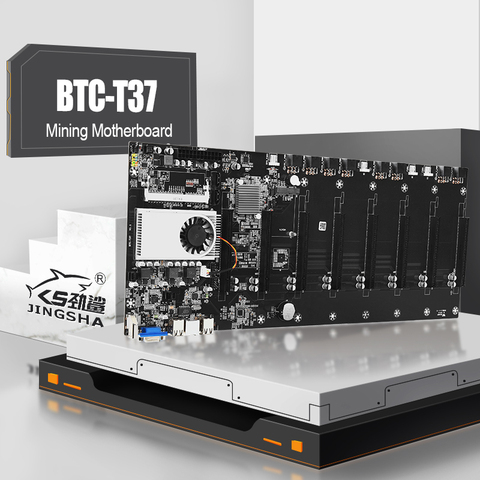 La mejor placa base de minería de Bitcoin, 8 GPU, Crypto, Etherum, compatible con 1066/1333/1600, 1037, 8P ► Foto 1/6