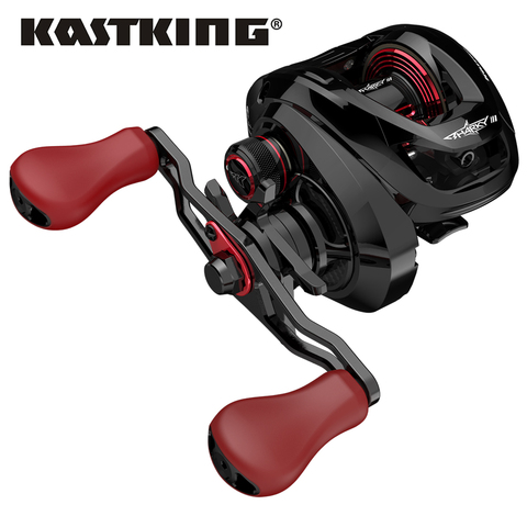 KastKing-carrete de fundición larga Sharky III, 7,2: 1, cuerpo de carbono, 10 + 1 rodamientos de bolas, 8 KG de arrastre, bobina de pesca de 184g ► Foto 1/6