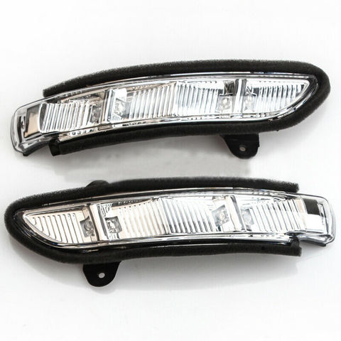 Lado del coche espejo luz LED de intermitente lámpara indicador para Mercedes-Benz W211 W221 W216 W219 2007-2011 retrovisor luz indicadora ► Foto 1/6