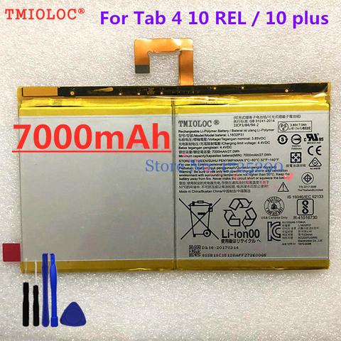 Original nuevo 7000mAh batería de la batería L16D2P31 para LENOVO TAB 4/10/10 REL / 10 PLUS TB-X304L X304F TB-X704F X704L X504F X504L Batteria ► Foto 1/1