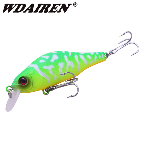 WDAIREN Minnow cebo duro 80mm 9g con sistema magnético señuelo de pesca lubina con VMC gancho perca Wobbler pescado cebo aparejos de pesca ► Foto 1/6