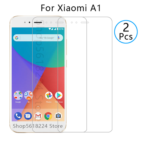 Protección de vidrio para xiaomi mi a1 vidrio templado en ksiomi xiomi xiami xaomi xiao mi 1 1a film protector de pantalla glas xiaomi a1 ► Foto 1/6