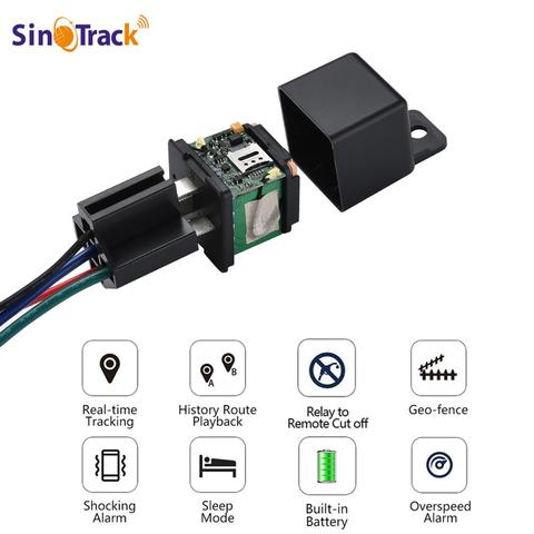 Dispositivo de relé de seguimiento de rastreador GPS de coche, localizador GSM, Control remoto, monitoreo antirrobo, sistema de aceite cortado con aplicación gratuita ► Foto 1/6