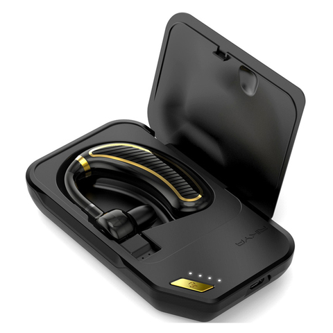 K21-auriculares inalámbricos con Bluetooth, cascos deportivos con ganchos para las orejas, manos libres para teléfono con cargador y control de volumen ► Foto 1/1