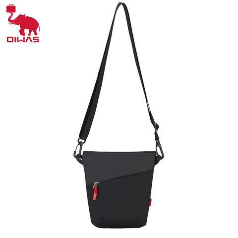 Oiwas-bandolera mensajero para hombre, bolsa portátil con personalidad a la moda, informal, impermeable, de viaje, pequeña mochila Honda ► Foto 1/6