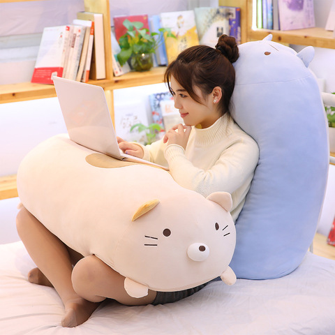 Bio almohada de esquina grande de 30cm 60cm 90cm, juguete de felpa Sumikko Gurashi de animación japonesa, regalo de San Valentín de algodón con dibujos animados para niños ► Foto 1/6