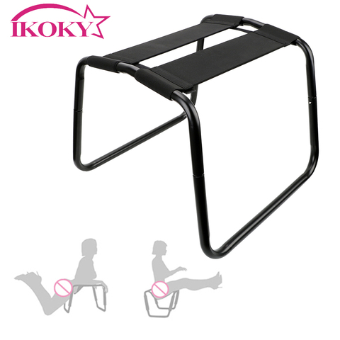 IKOKY-silla Sexual de placer elástica, silla de asistencia para posiciones sexuales, juguete Sexual para pareja, masturbación femenina, muebles sexuales ► Foto 1/6