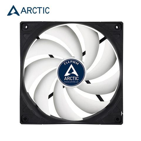 ARCTIC-ventilador F12/14 PWM REV.2 de 12CM/14CM para caja de ordenador, puerto de 4 pines PMW, 140mm, refrigerador maestro para radiador de CPU, 120MM ,140MM, actualización ► Foto 1/5