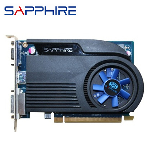 Tarjeta gráfica SAPPHIRE HD6570 DDR3 de 1GB, tarjeta gráfica AMD GPU, tarjetas de vídeo HD 6570 para ordenador de oficina, para Mapa de tarjeta AMD, HDMI, ahorro de energía ► Foto 1/4