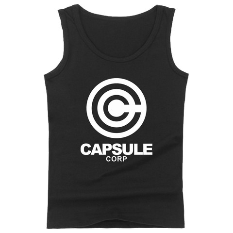 Cápsula Corp-camisetas sin mangas de Fitness, chaleco de verano con cuello redondo, informal, sin mangas, Camiseta de algodón, Camiseta de tirantes ► Foto 1/6