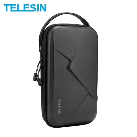 TELESIN-Bolsa de almacenamiento portátil, estuche de transporte impermeable, espacio ajustable para GoPro 9 8 7 6 5 SJCAM Yi DJI Osmo, accesorios de acción ► Foto 1/6