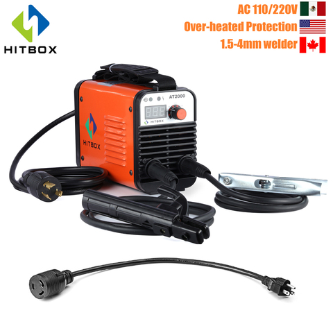 HITBOX-soldador de arco AT2000, inversor de doble voltaje, tecnología IGBT, 110V, 220V, novedad ► Foto 1/6