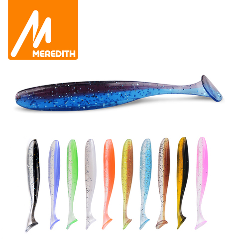 Meredith fácil ojo morado suave señuelos 5cm 0,88g 20 unids/lote artificiales de carnada suave para peces Wobblers carpa de dos colores Señuelos de Pesca ► Foto 1/6