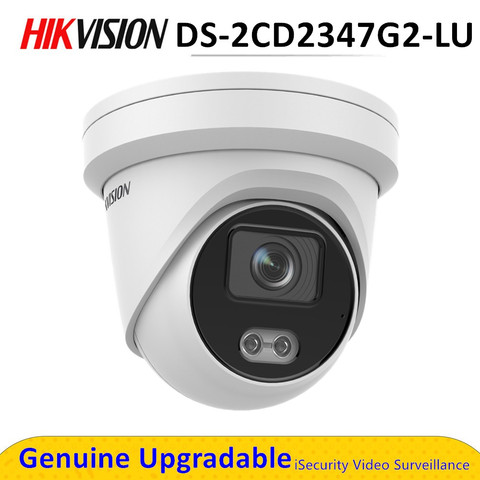 Hik-cámara de seguridad POE de 4MP, DS-2CD2347G2-LU de seguridad para exteriores a todo Color, micrófono incorporado, reemplazo de DS-2CD2347G1-LU, Original ► Foto 1/6