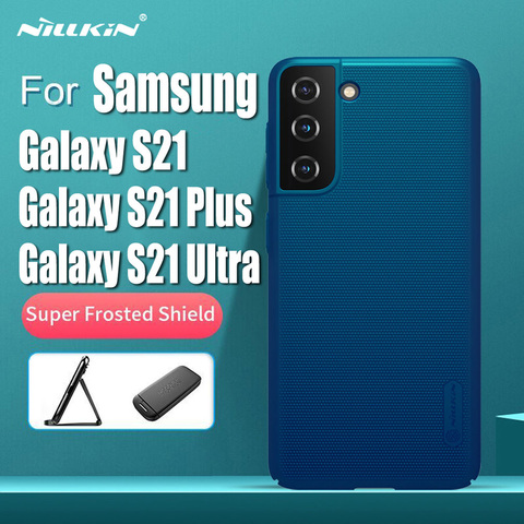 NILLKIN-funda protectora para Samsung Galaxy S21, S21 + Plus, cubierta de protección esmerilada para Samsung Galaxy S21 Ultra 5G ► Foto 1/6