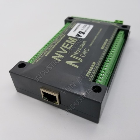 Ethernet Mach3 Tarjeta 3 4 5 6 eje Placa de adaptación tarjeta de control de 200KHz MPG para paso a paso motor servo CNC fresadora de Plasma de corte por llama ► Foto 1/1