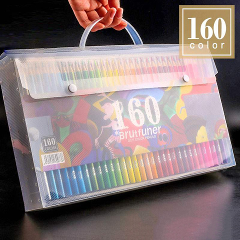Andstal-Set de lápices de colores de madera profesional, 48/72/120/160/180 colores, pintura de artista, Color aceite lápiz, color para arte ► Foto 1/6