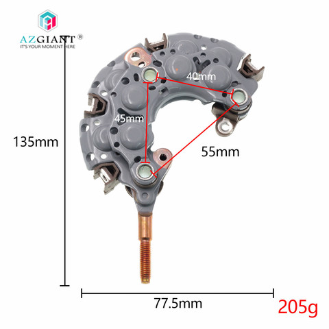 Puente rectificador de diodo, generador para Toyota Corolla Camry Corolla Vios Reiz Crown Cherokee ► Foto 1/6