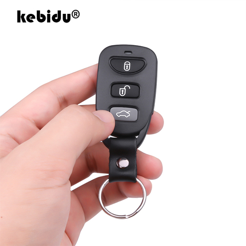 Kebidu la clonación eléctrico de Control remoto controlador de copias Mini transmisor inalámbrico interruptor de 3 botones de Control remoto de coche 433MHz ► Foto 1/6