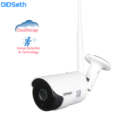 DIDseth Full HD Wifi AI cámara IP al aire libre 1080P seguridad inalámbrica cámara de videovigilancia CCTV IP66 impermeable Cam ► Foto 1/6