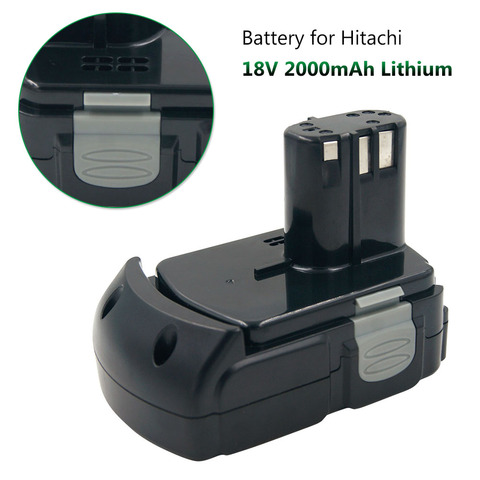 Batería recargable de litio de 18V y 2.0Ah para Hitachi, herramientas eléctricas de 18V, BCL1815, BCL1830, EBM1830, 326240, 326241 ► Foto 1/6