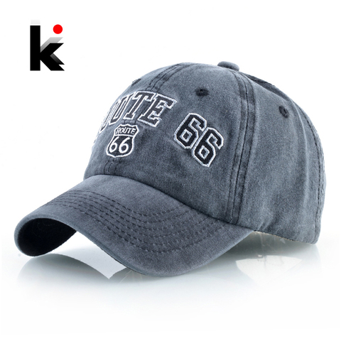 Gorras de béisbol Vintage para hombre y mujer, sombrero de béisbol con Cierre trasero, ajustable, bordado de letras, Hip Hop, sombrero deportivo de algodón ► Foto 1/6