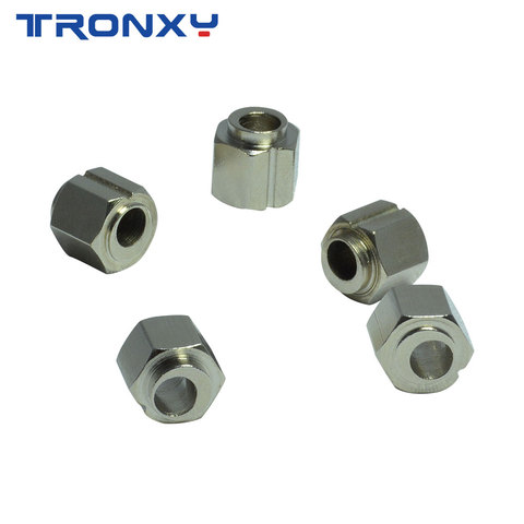 TRONXY-Tuerca de tornillo de impresora 3D, espaciadores excéntricos para rueda de ajuste en V, de acero inoxidable para máquina de impresión Openbuilds Reprap, diámetro de 5 mm, 10 piezas ► Foto 1/6