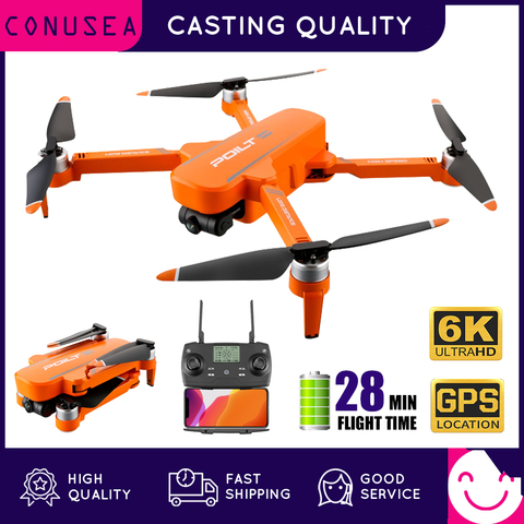 JJRC X17-Dron 6K con cámara cardán de 2 ejes, FPV, 28min de tiempo de vuelo, FPV, GPS, cuadricóptero profesional VS SG906 PRO 2 ► Foto 1/6