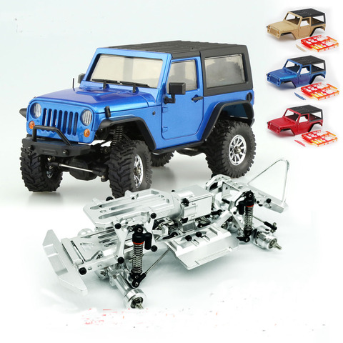 Juego de mini coche de escalada todoterreno, modelo sin montar, control remoto, piezas de bricolaje para Orlandoo HunterA01 Wrangler crawler, 1/35 ► Foto 1/5